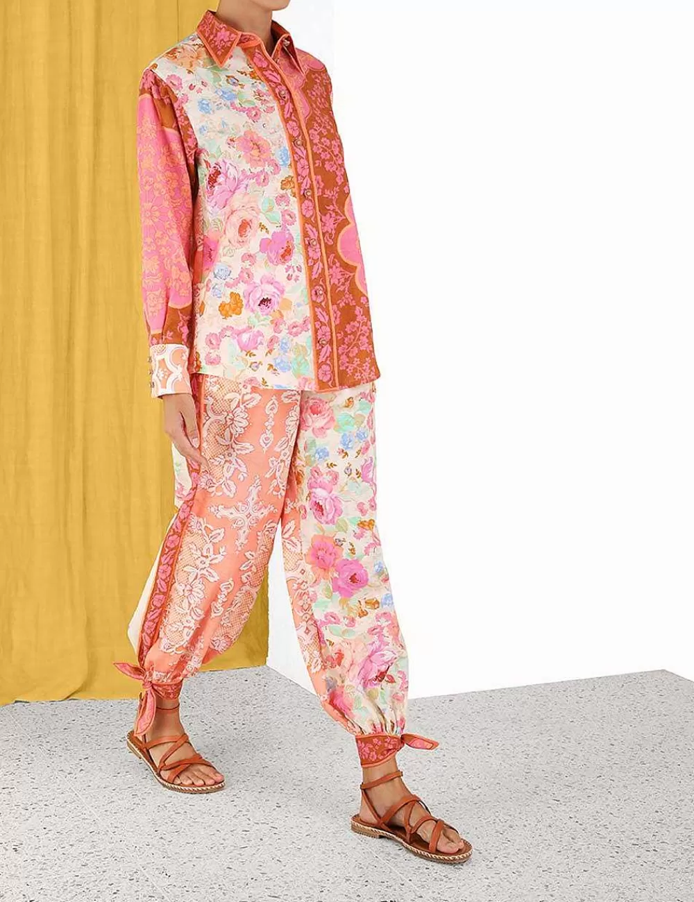 Store ZIMMERMANN Raie Tied Track Pant