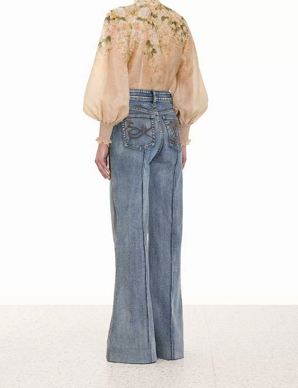 Shop ZIMMERMANN Sensory Buttoned Blouse