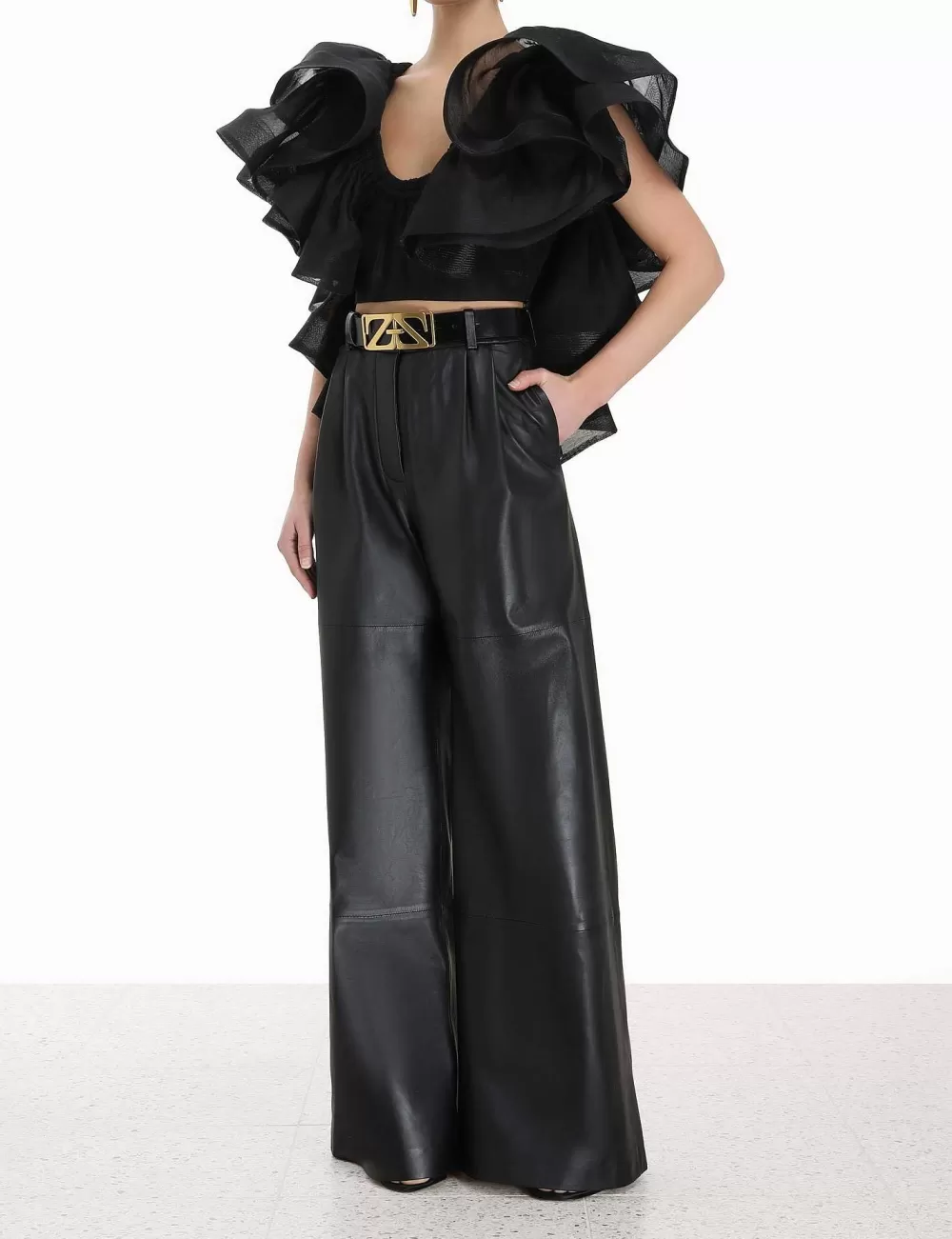Shop ZIMMERMANN Sensory Frill Bodice