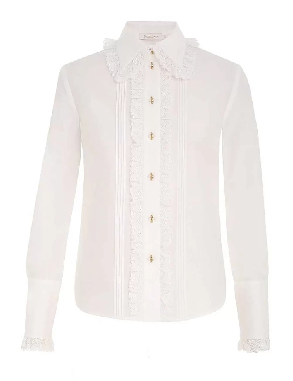 Online ZIMMERMANN Sensory Pintucked Shirt