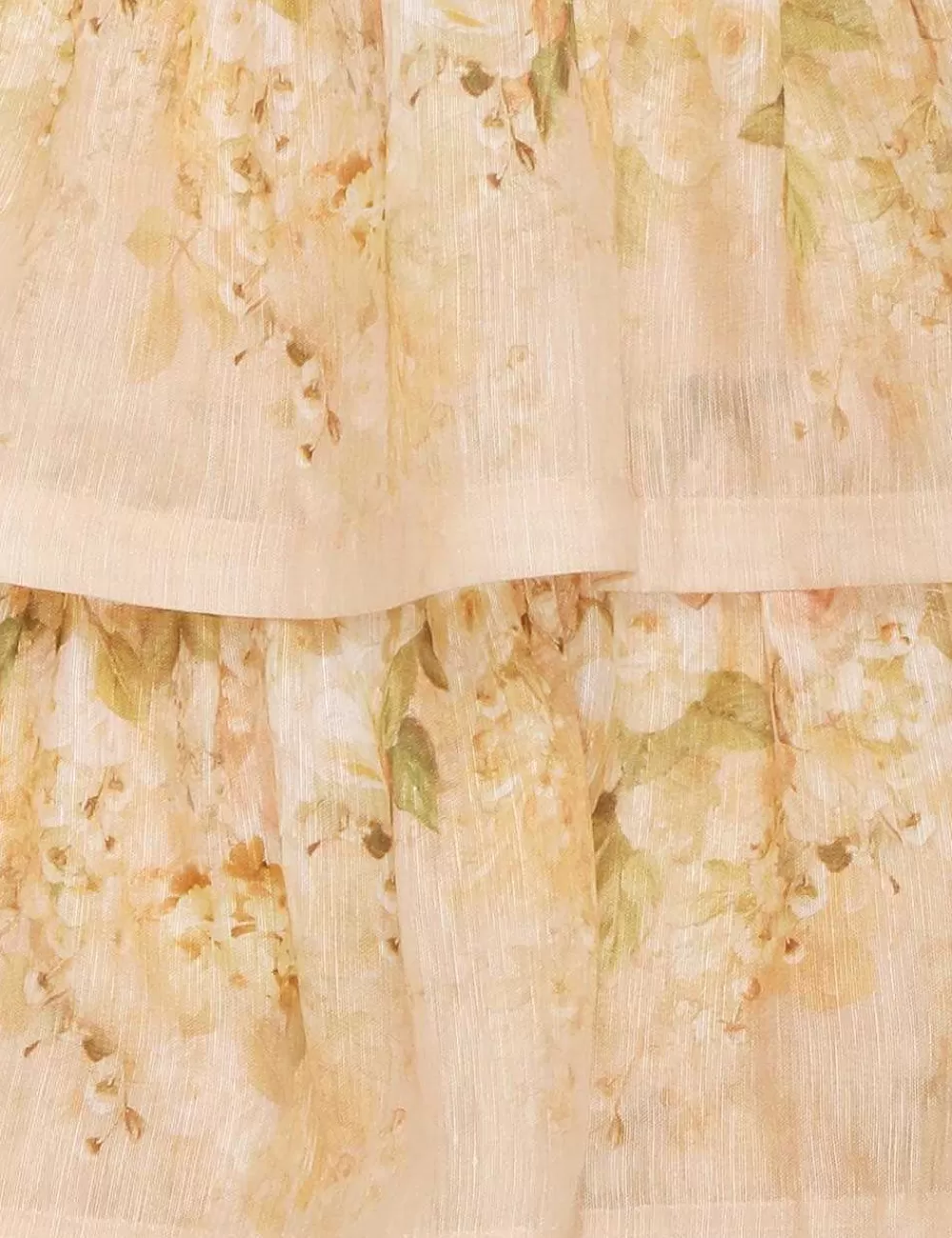 Shop ZIMMERMANN Sensory Tiered Midi Dress
