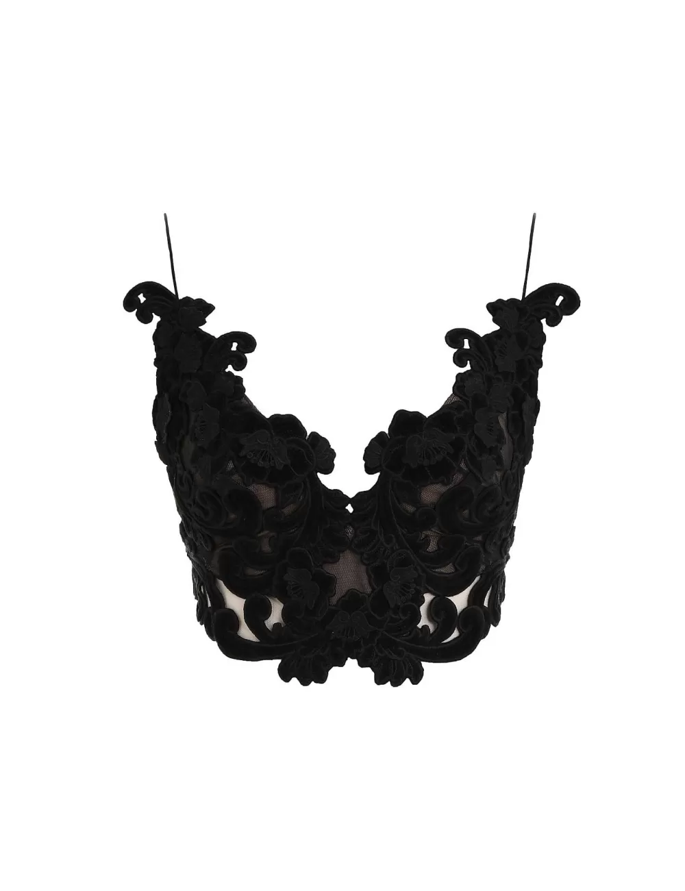 Best Sale ZIMMERMANN Sensory Velvet Lace Bodice