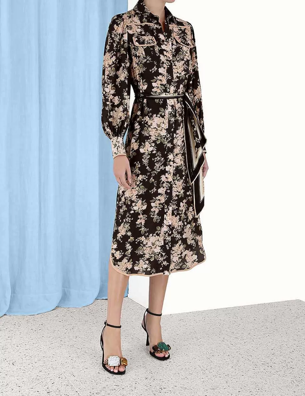 Sale ZIMMERMANN Shirt Midi Dress