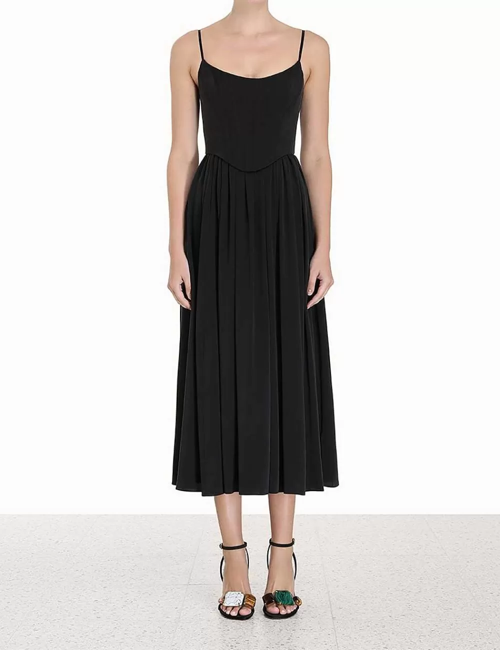 Online ZIMMERMANN Silk Corset Dress