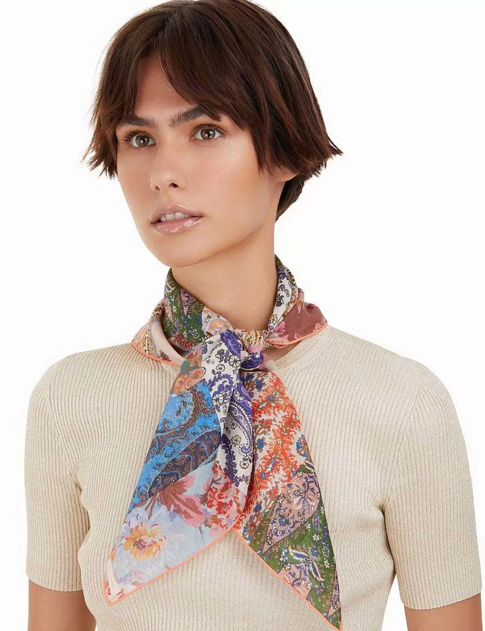 Online ZIMMERMANN Silk Cotton Square Scarf