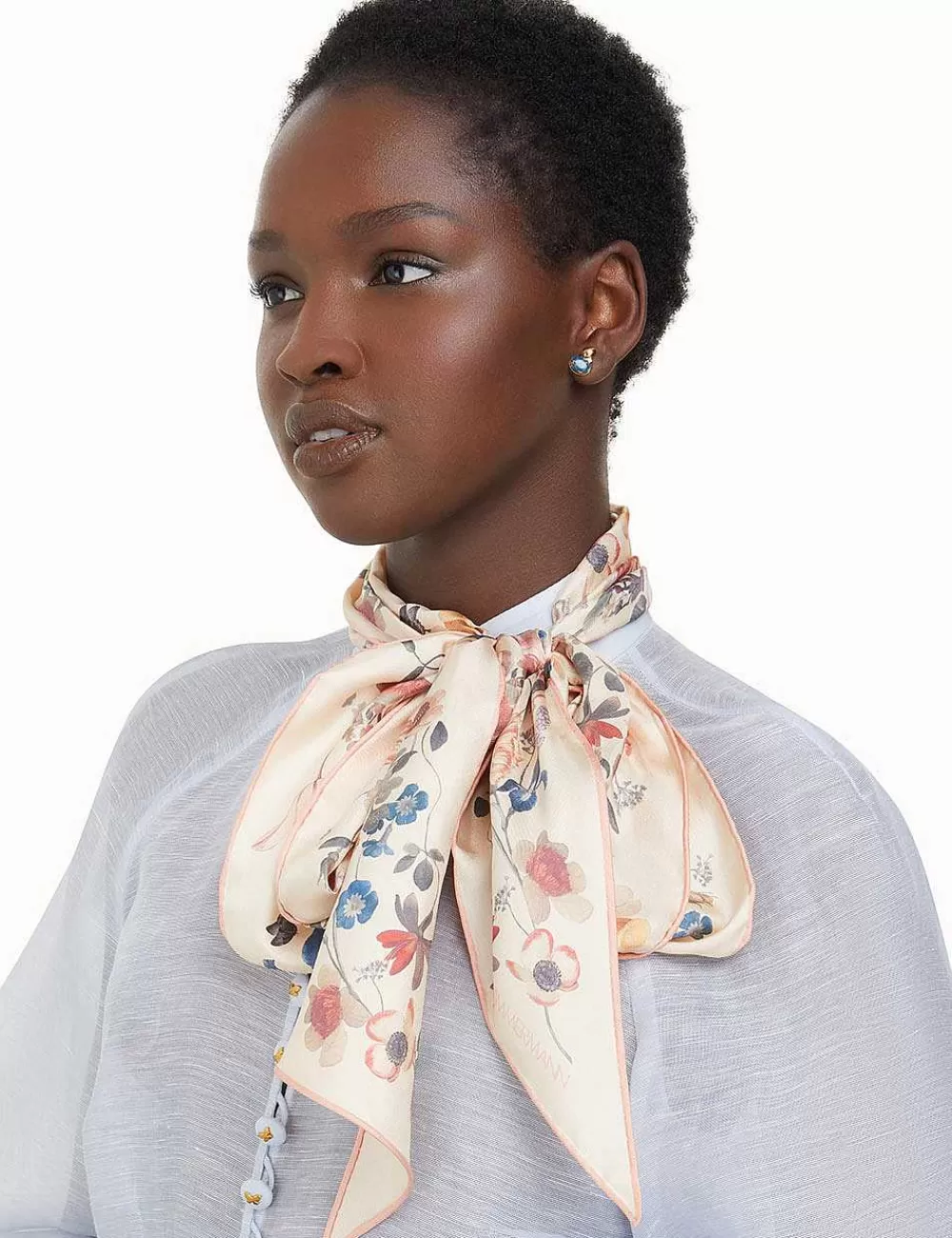 New ZIMMERMANN Silk Neck Scarf