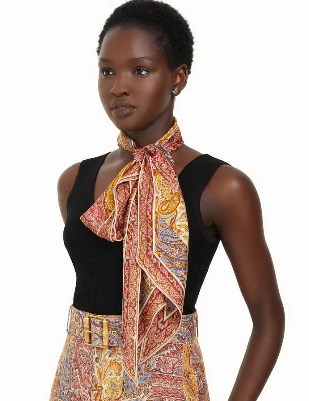 New ZIMMERMANN Silk Neck Scarf