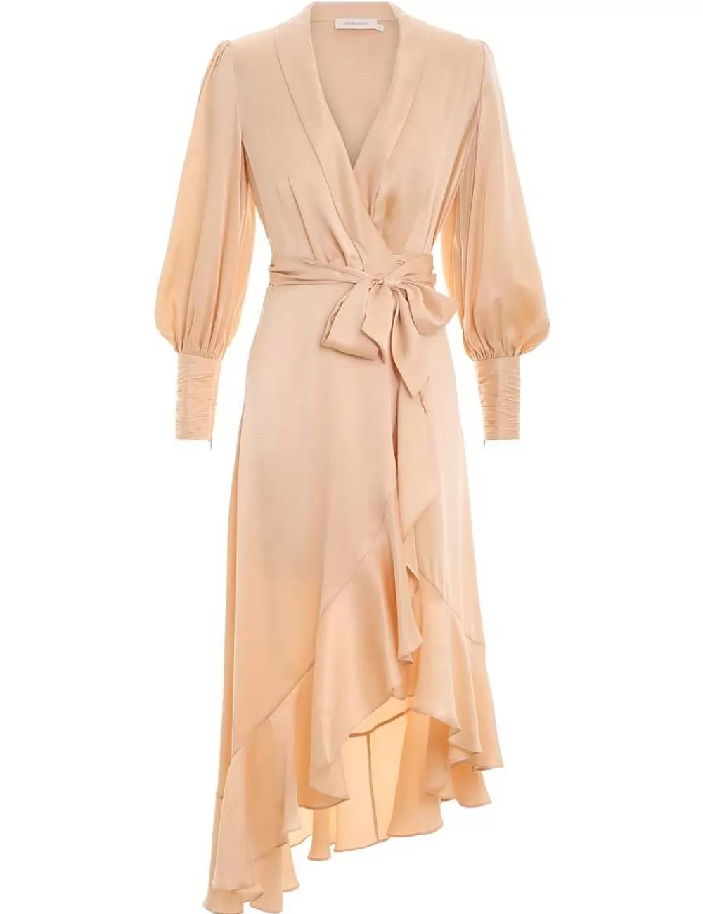 Best ZIMMERMANN Silk Wrap Midi Dress