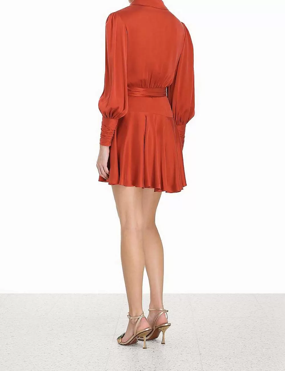 Best ZIMMERMANN Silk Wrap Mini Dress