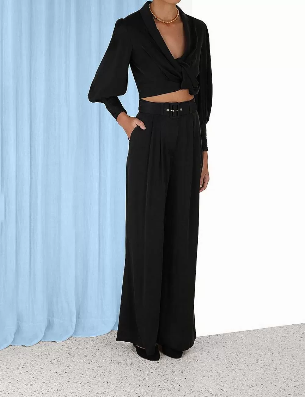 Best Sale ZIMMERMANN Silk Wrap Top