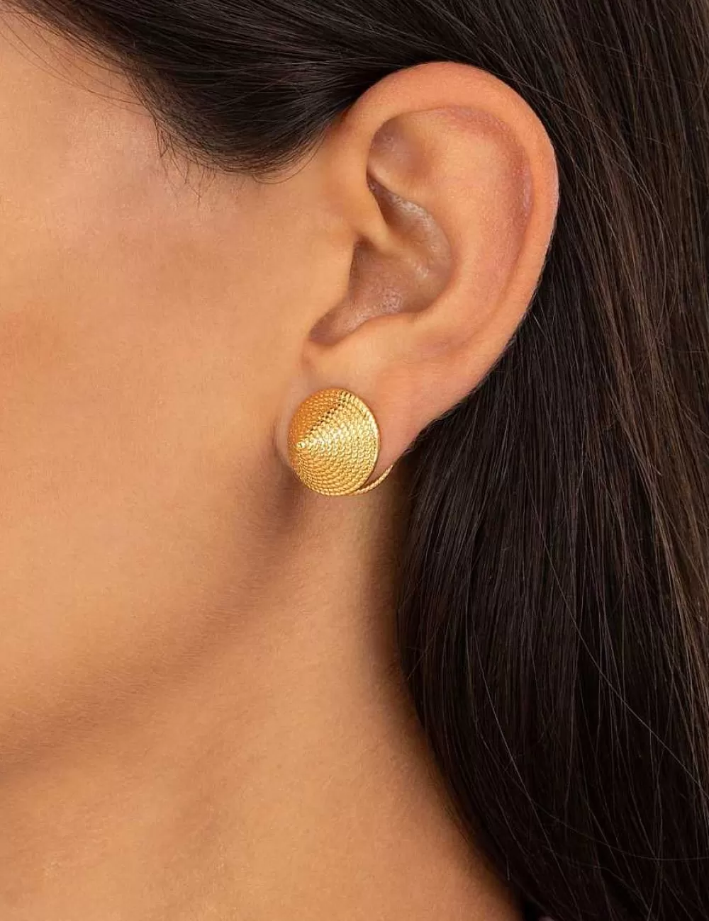 Clearance ZIMMERMANN Spiral Rope Cone Earrings