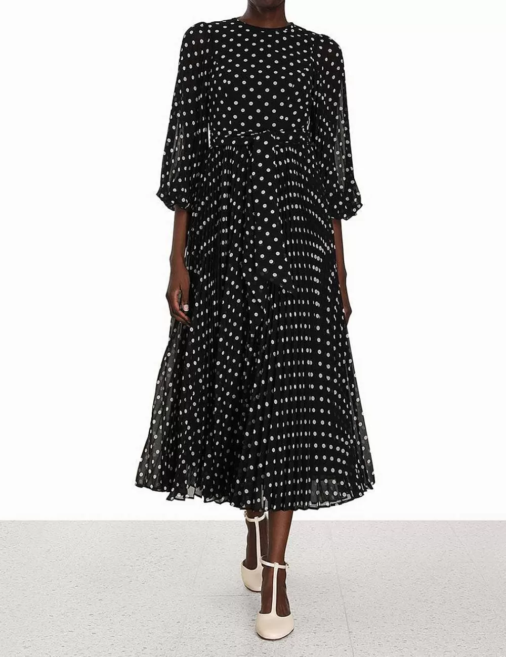Discount ZIMMERMANN Sunray Long Sleeve Midi