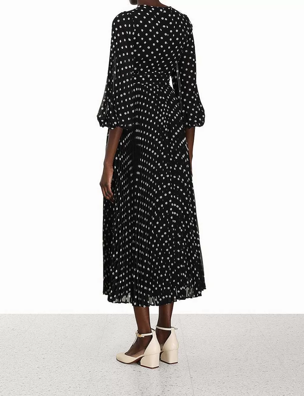 Fashion ZIMMERMANN Sunray Long Sleeve Midi