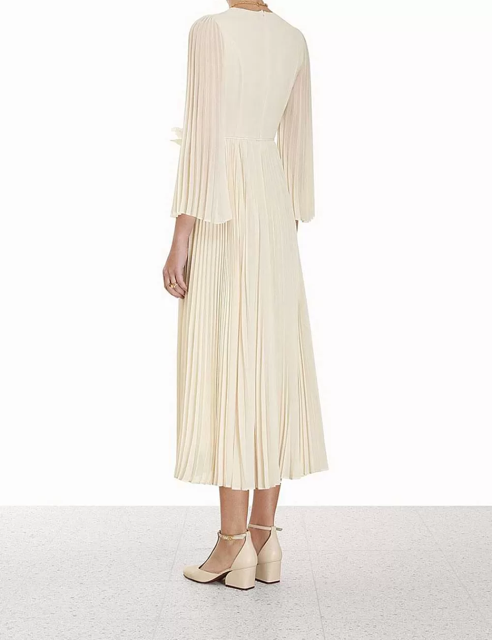 Shop ZIMMERMANN Sunray Midi Dress