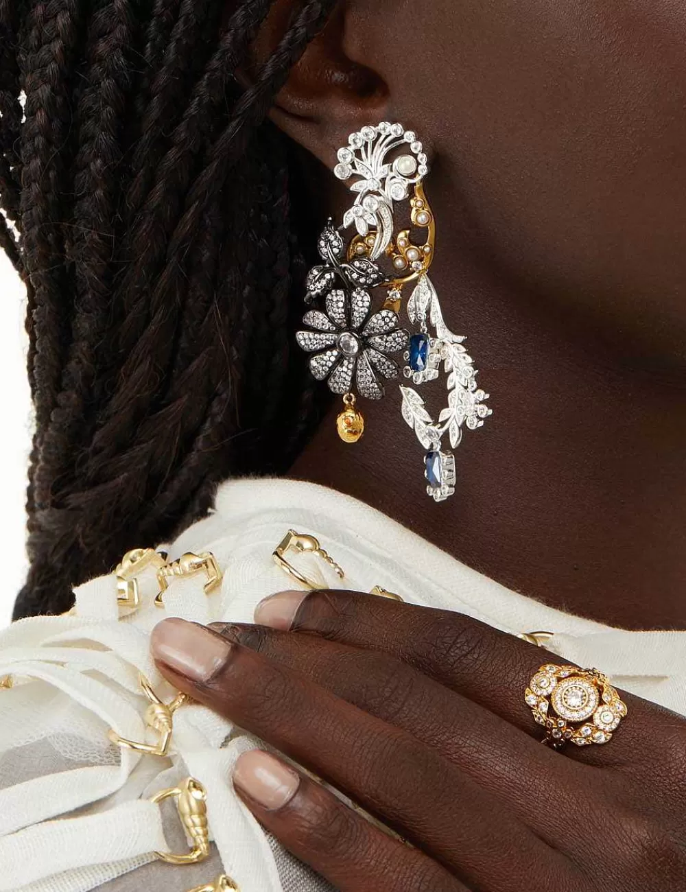 Clearance ZIMMERMANN Tangled Collage Earrings