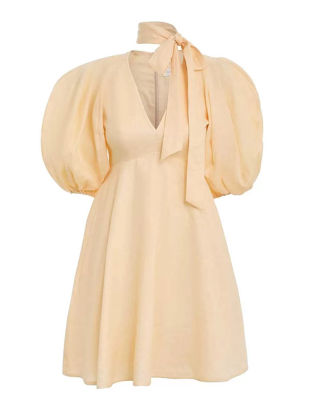 Cheap ZIMMERMANN Tie Neck Mini Dress