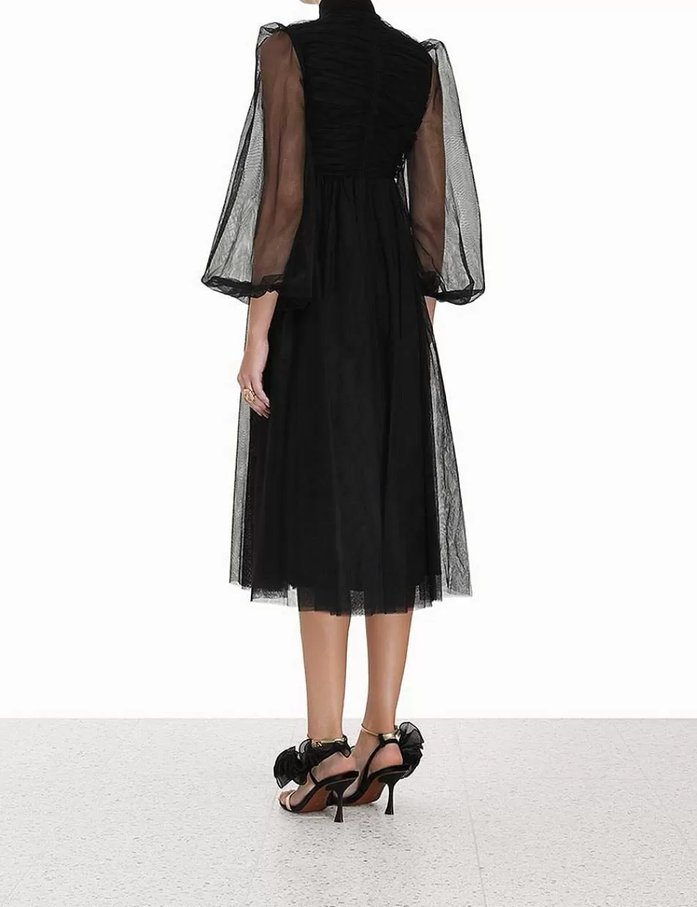 Online ZIMMERMANN Tulle Midi Dress