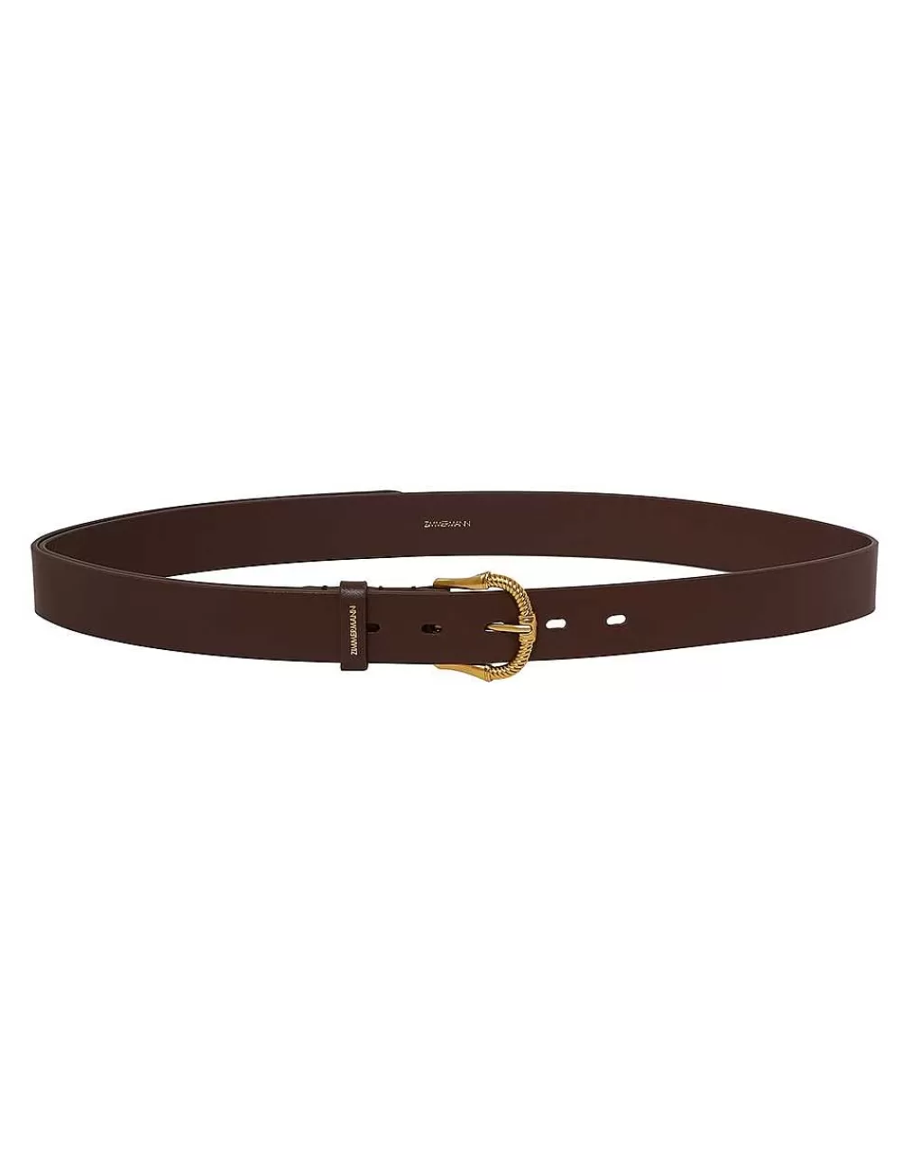 Sale ZIMMERMANN Twisted Buckle Leather Belt 30