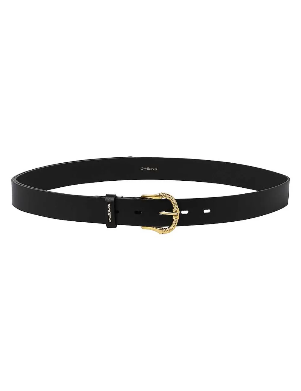 Best ZIMMERMANN Twisted Buckle Leather Belt 30