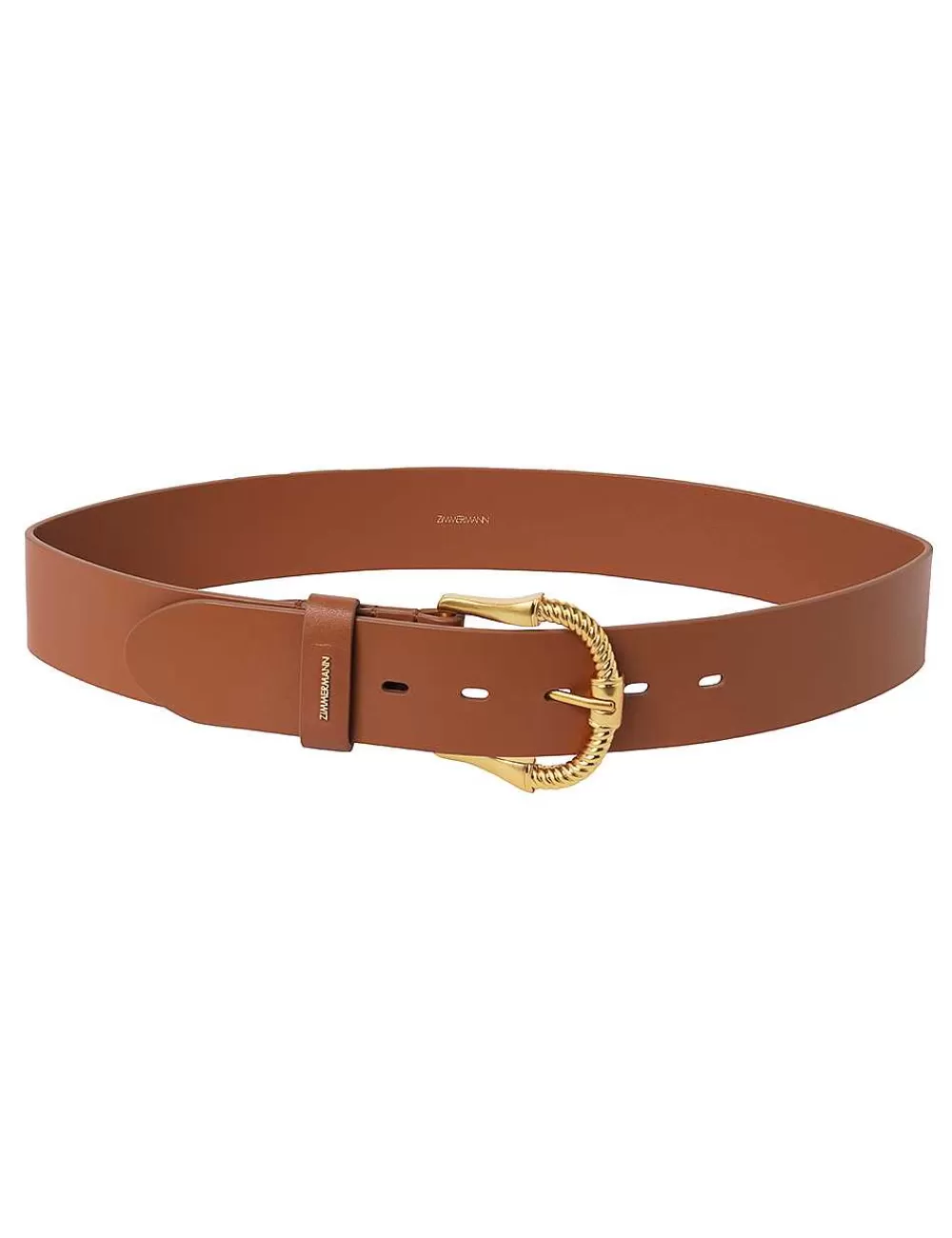 Best Sale ZIMMERMANN Twisted Buckle Leather Belt 40
