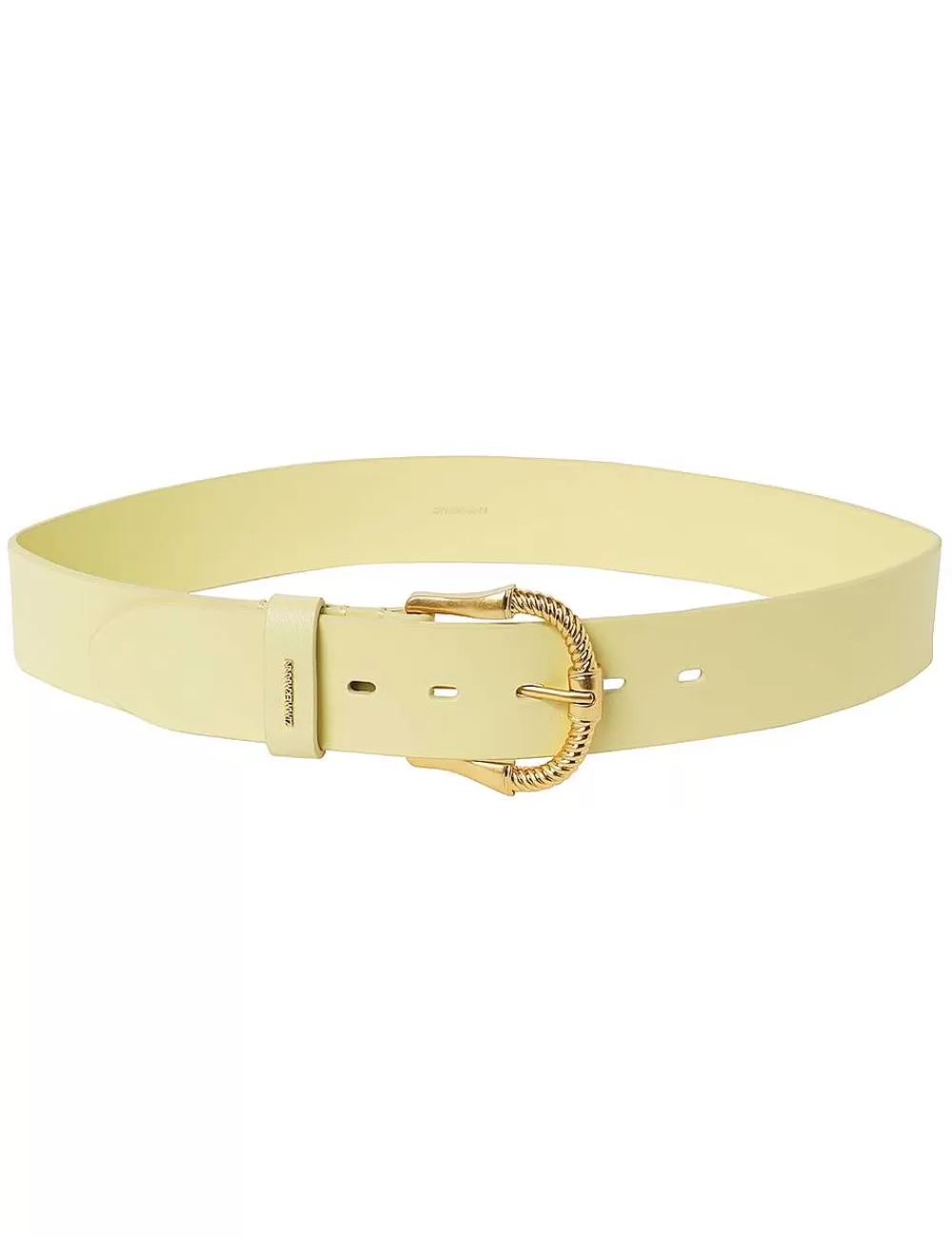 Store ZIMMERMANN Twisted Buckle Leather Belt 40