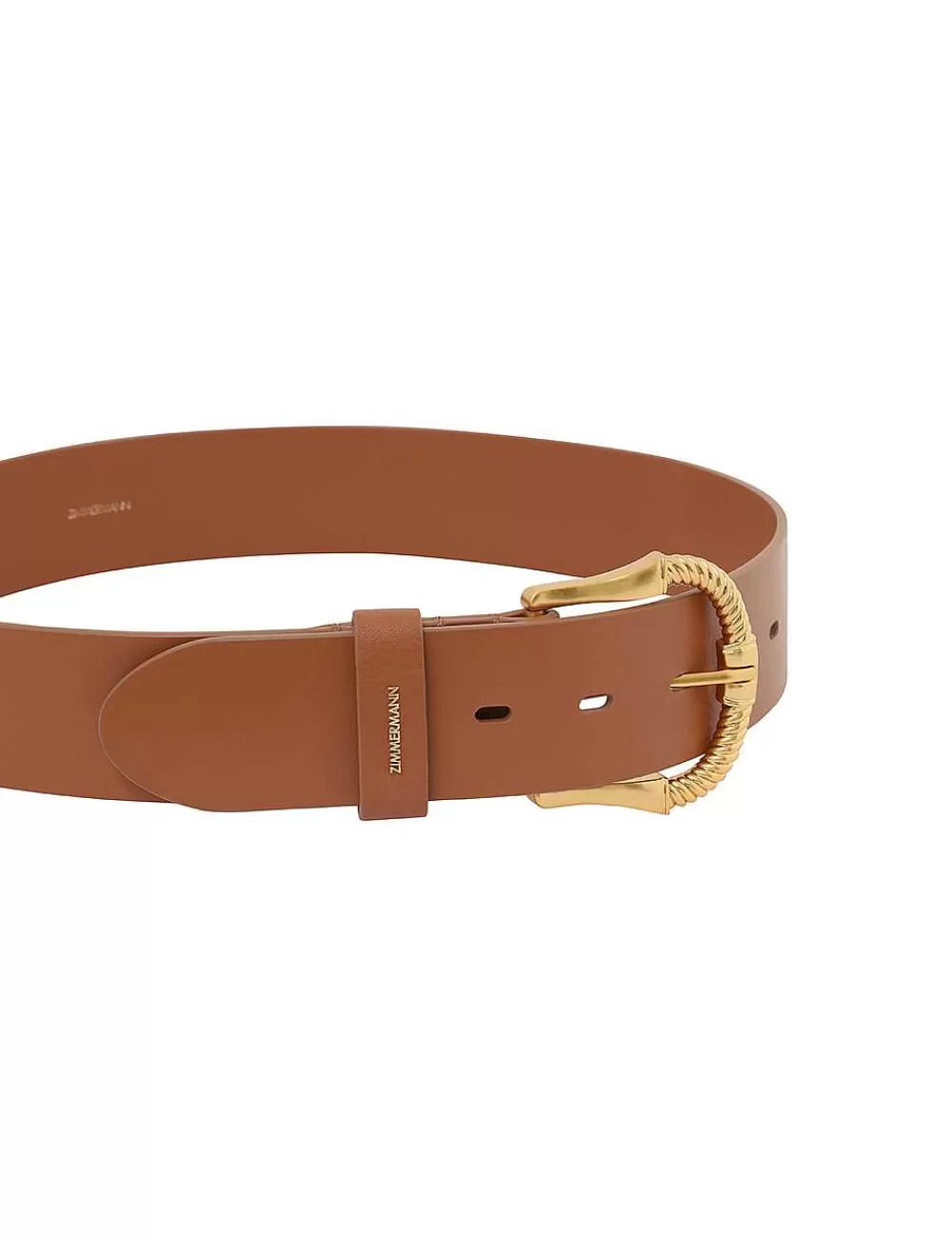 Best Sale ZIMMERMANN Twisted Buckle Leather Belt 40