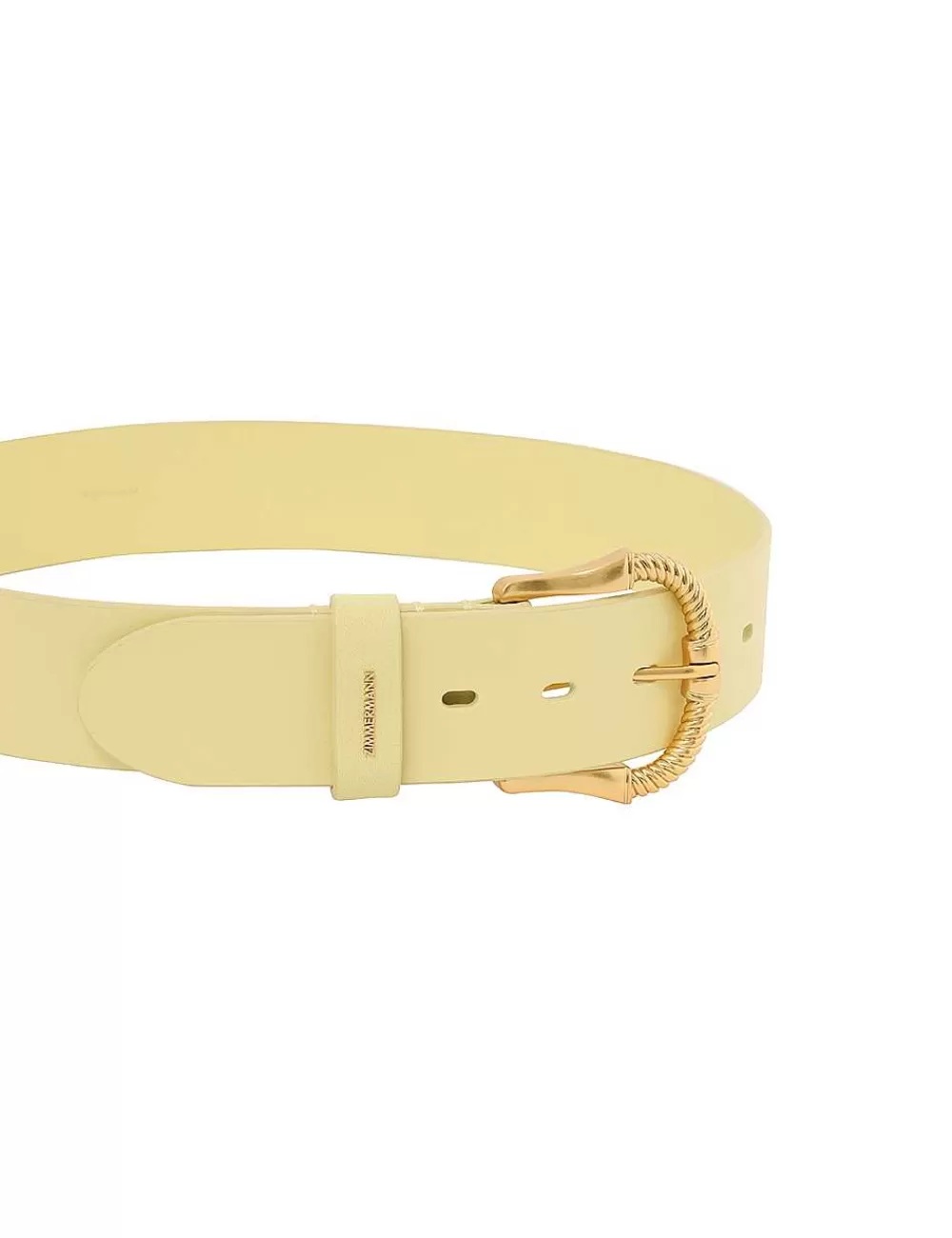 Store ZIMMERMANN Twisted Buckle Leather Belt 40