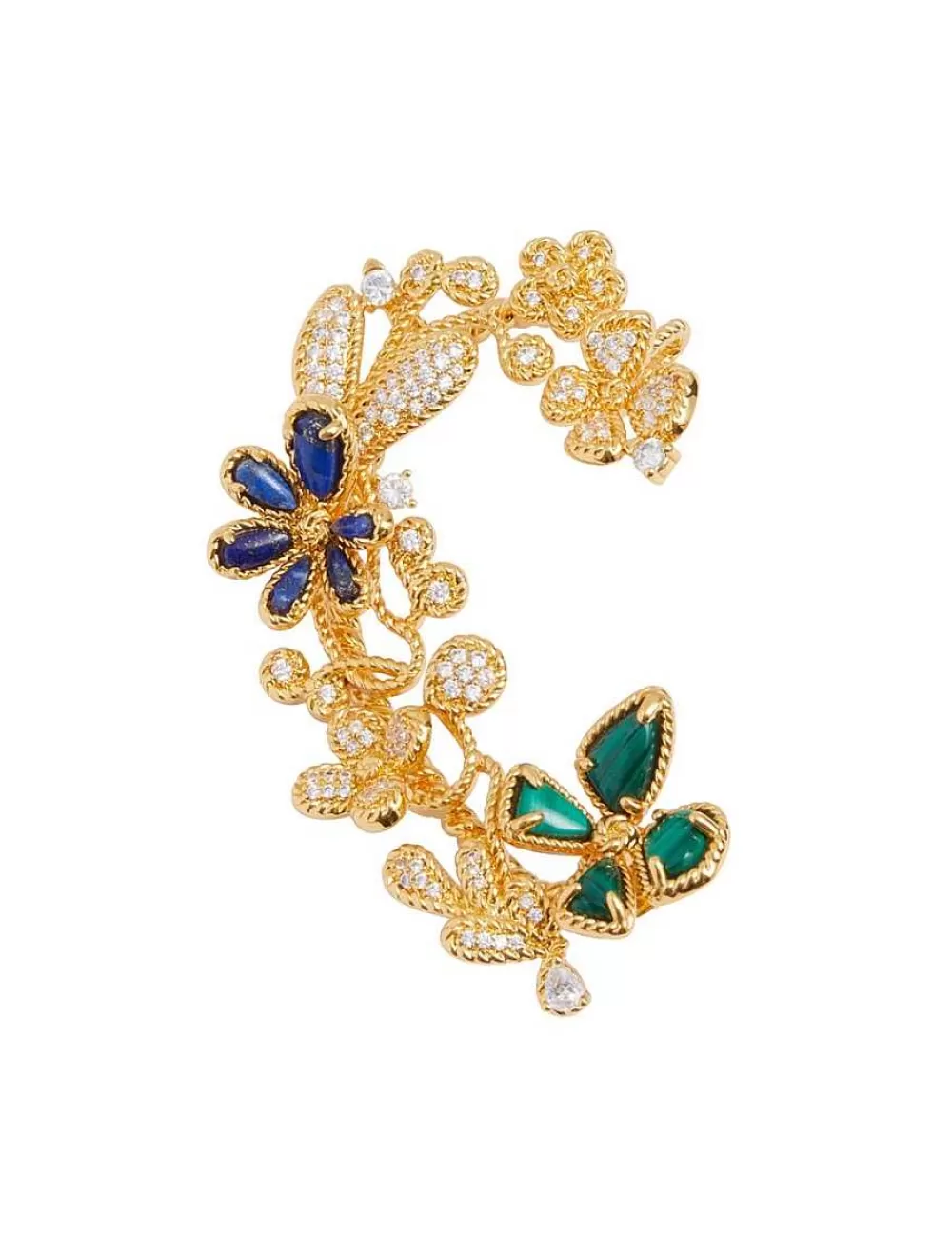 Clearance ZIMMERMANN Twisted Wire Flower Ear Cuff
