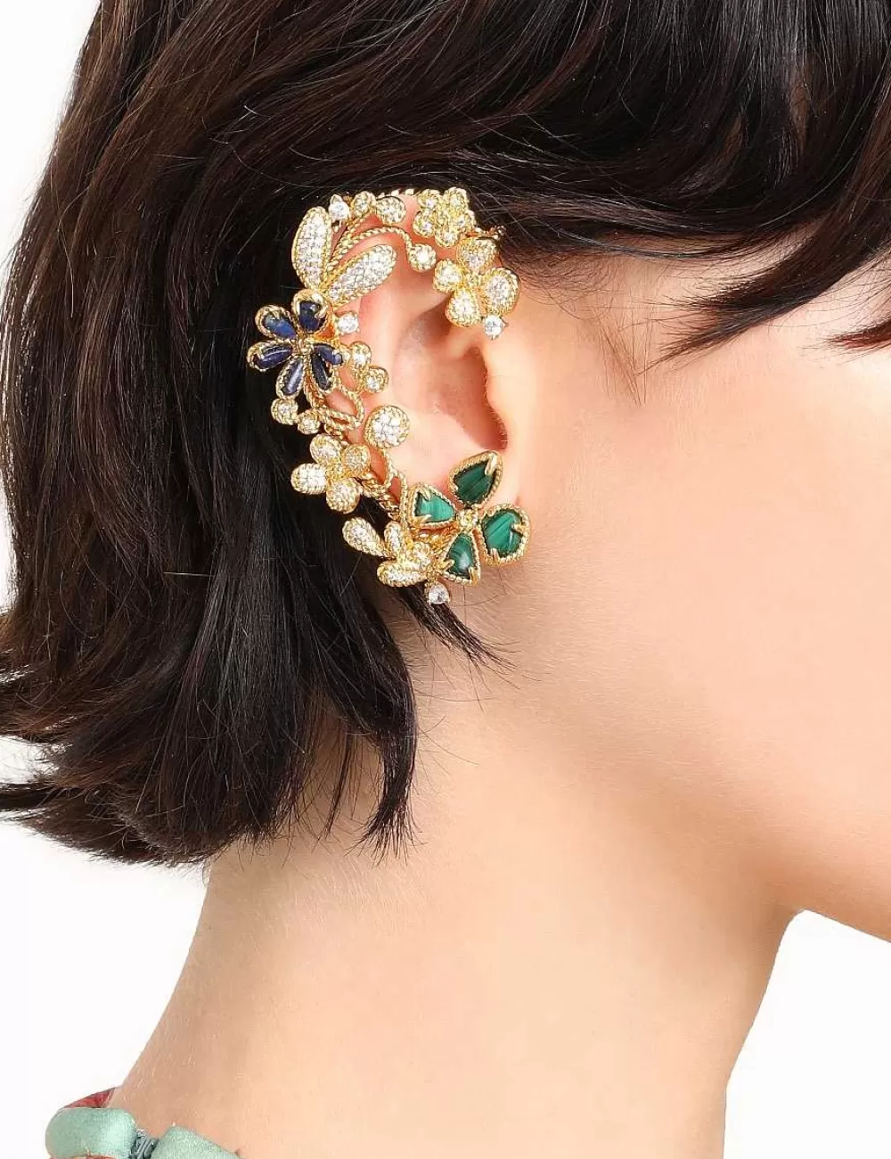 Clearance ZIMMERMANN Twisted Wire Flower Ear Cuff