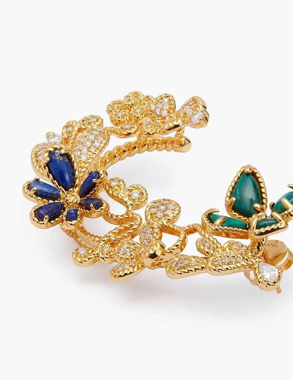 Outlet ZIMMERMANN Twisted Wire Flower Ear Cuff