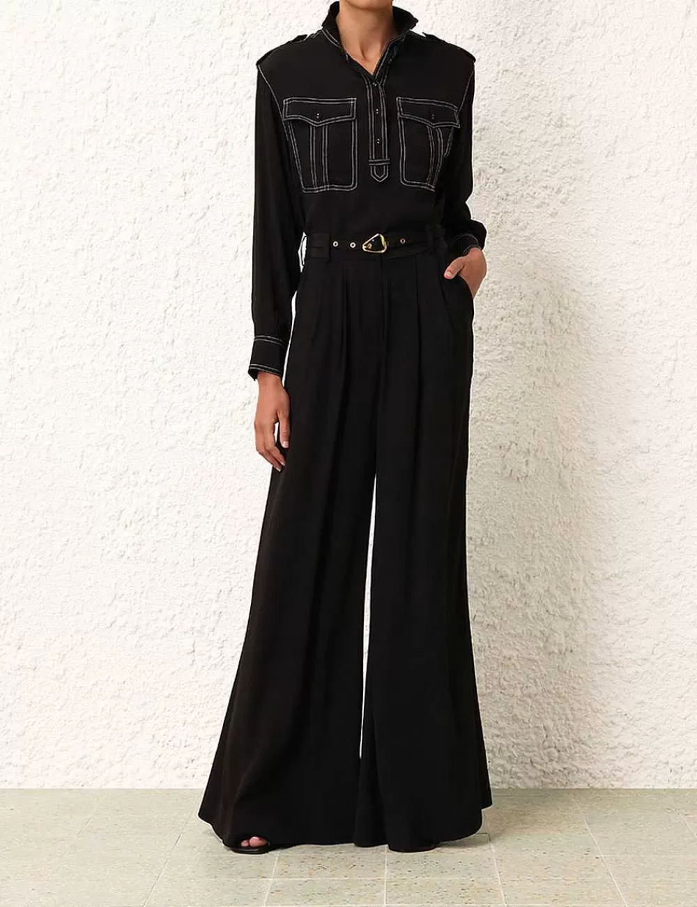 Outlet ZIMMERMANN Utility Blouse