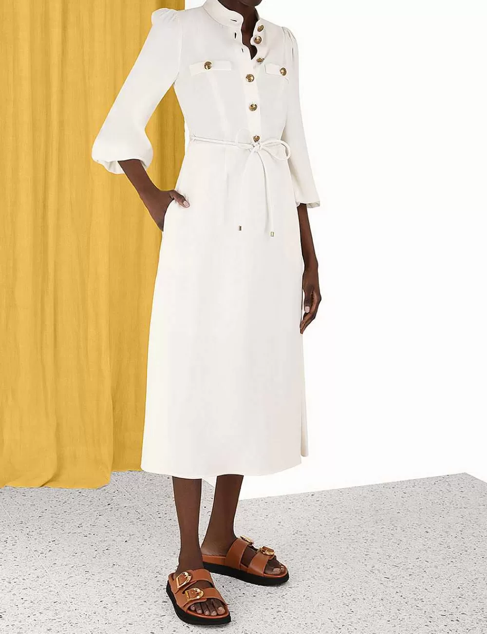 Sale ZIMMERMANN Utility Midi Dress