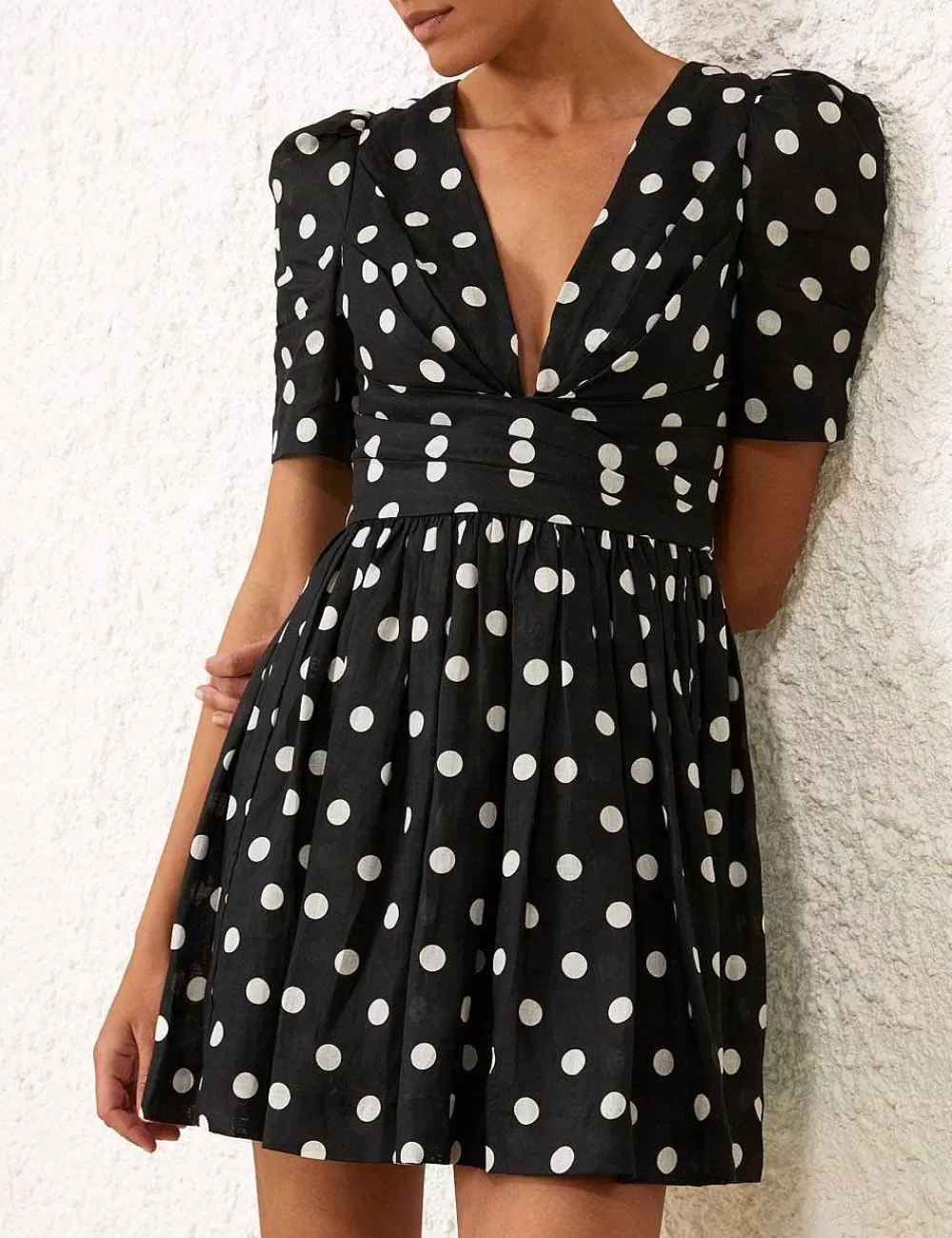 Discount ZIMMERMANN V Neck Mini Dress