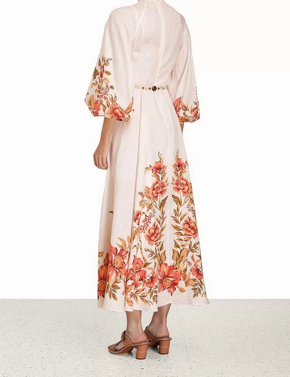 Shop ZIMMERMANN Vacay Billow Long Dress