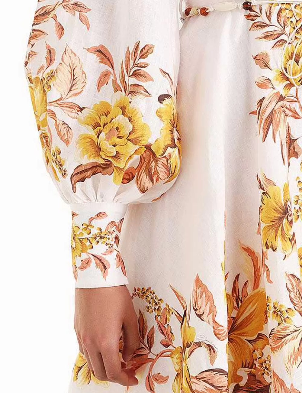 Flash Sale ZIMMERMANN Vacay Button Up Mini Dress