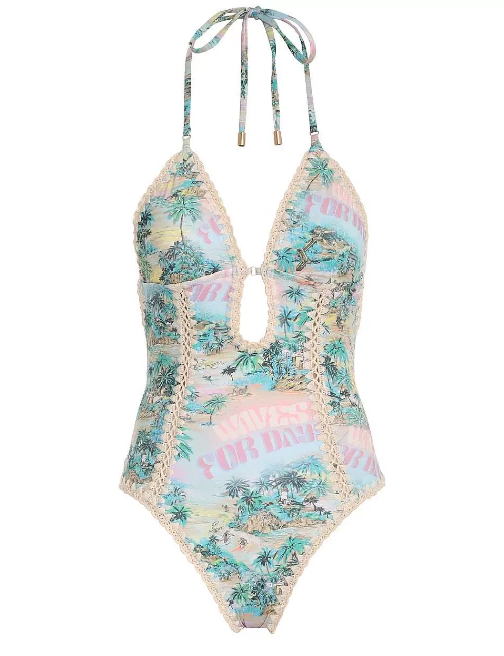 Clearance ZIMMERMANN Vacay Keyhole Crochet 1Pc