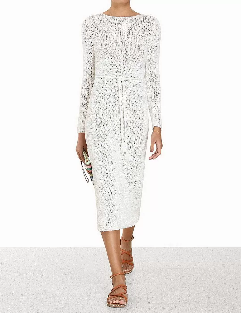 Cheap ZIMMERMANN Vacay Ribbon Knit Dress