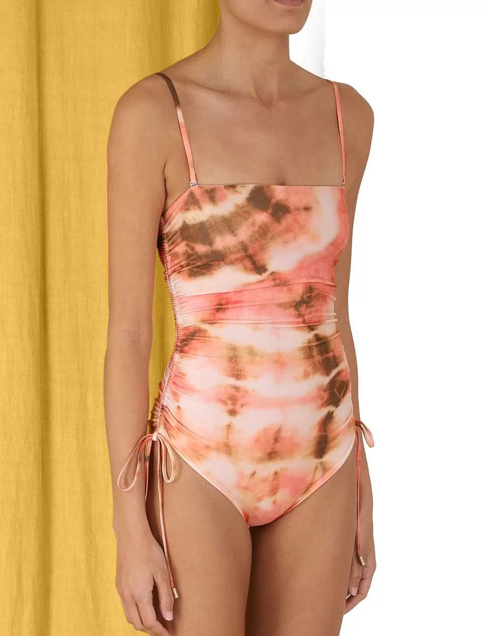 Cheap ZIMMERMANN Vacay Ruched Side 1Pc