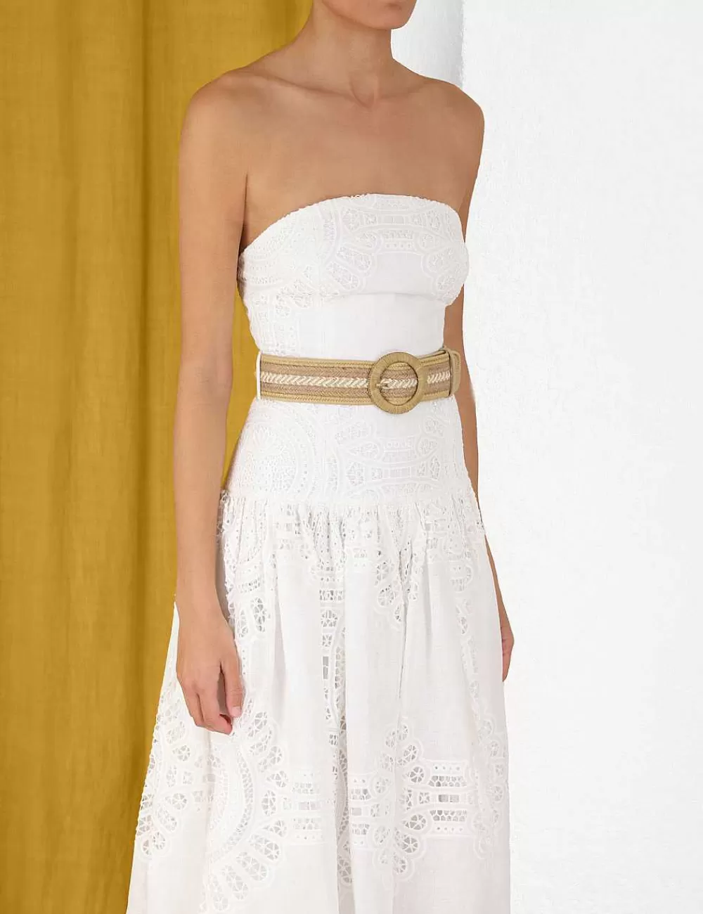Cheap ZIMMERMANN Vacay Strapless Midi Dress