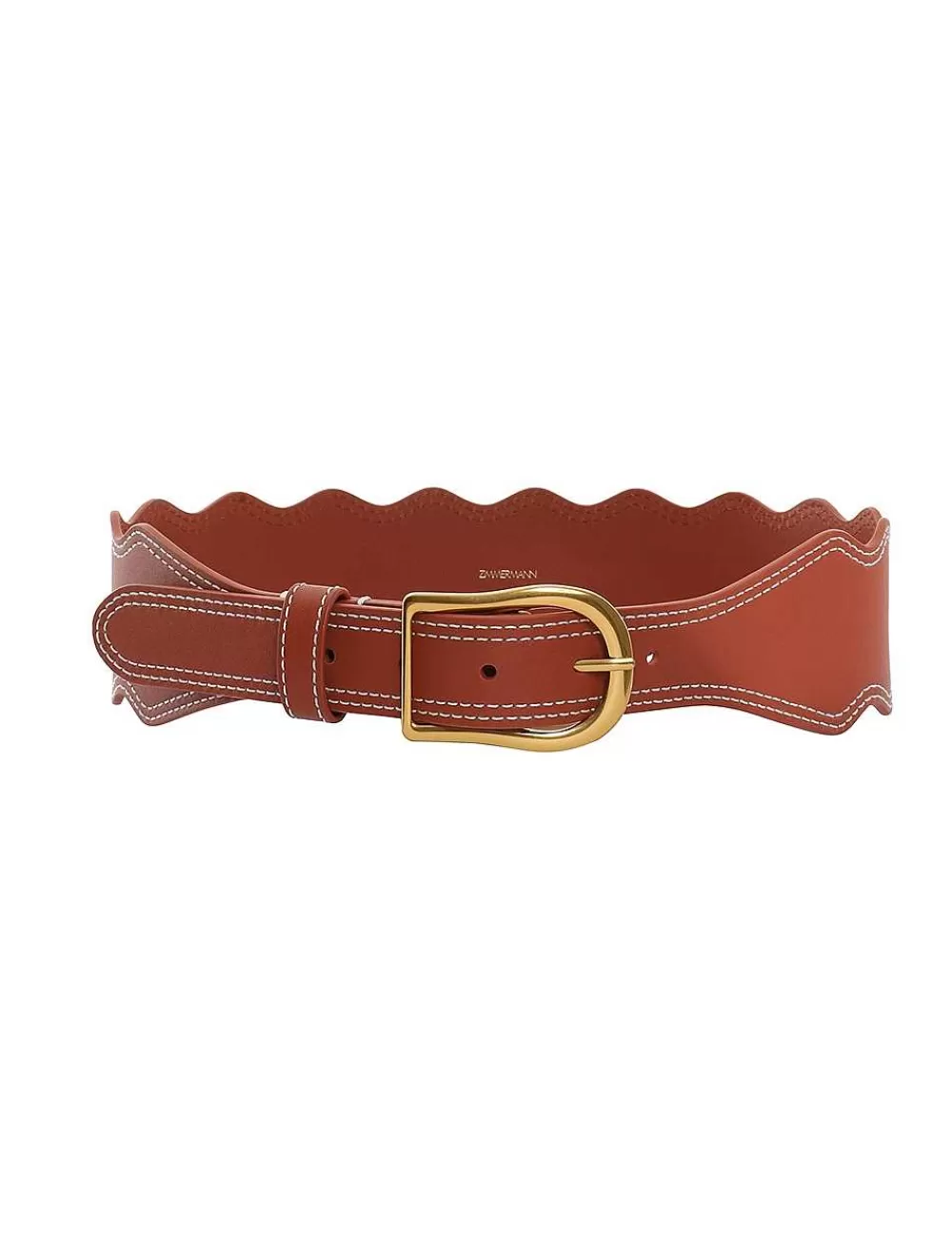 Best Sale ZIMMERMANN Wave Leather Waist Belt